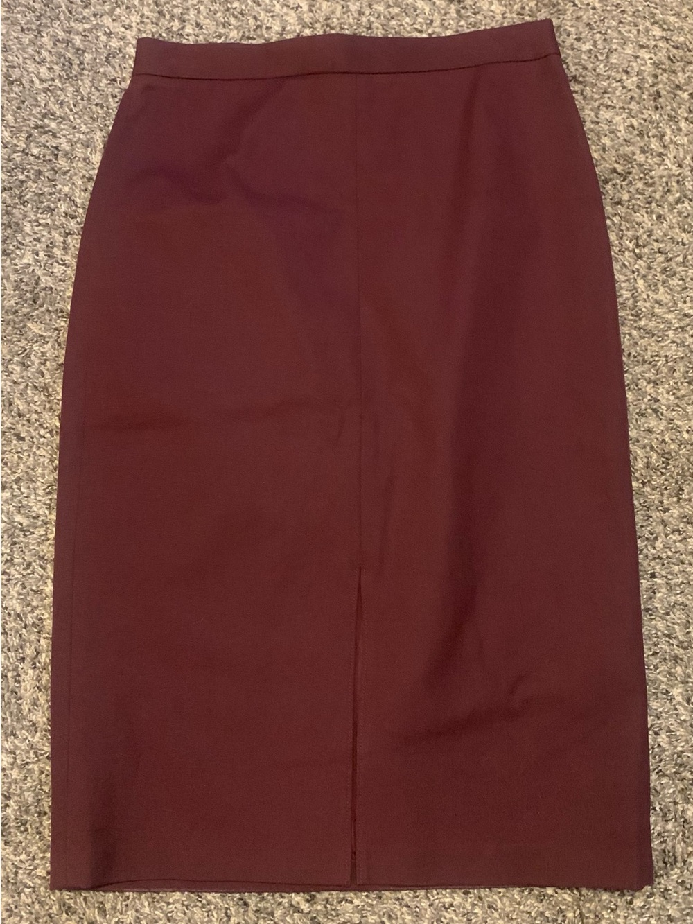 Banana Republic Burgundy Pencil Skirt